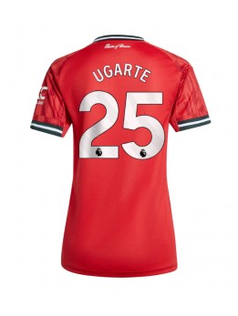 Billige Manchester United Manuel Ugarte #25 Hjemmedrakt Dame 2025-26 Kortermet